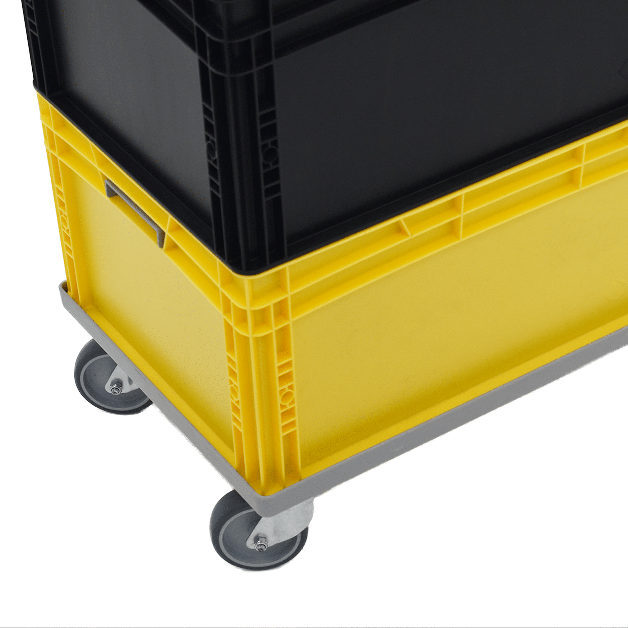 Euro Container Dolly – 2 Swivel/2Fixed Wheels – Various Options - 600x400mm - Image 3