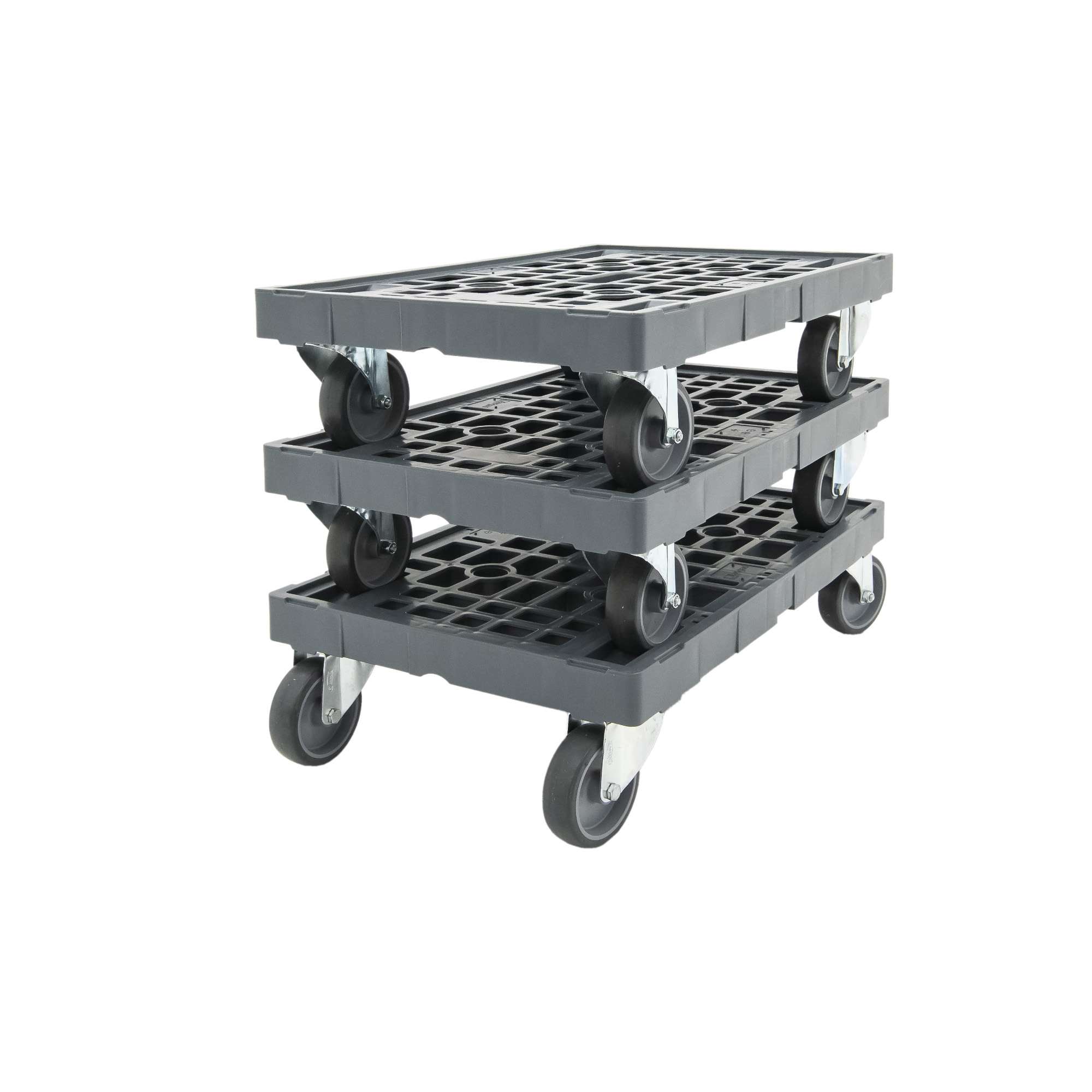 Exporta Pro Dolly - 4 Swivel Rubber Wheels - 600x400mm - Image 2